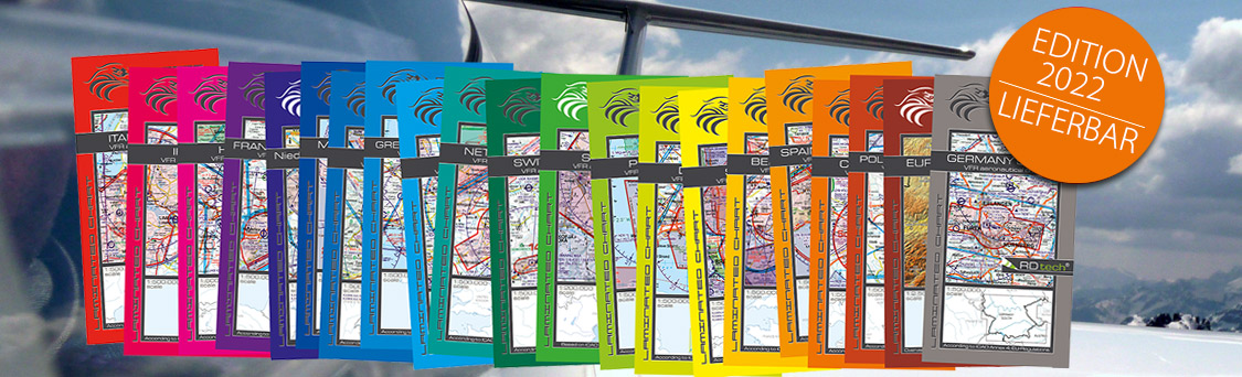 Rogersdata_VFR_Luftfahrtkarten 2022 auf Lager