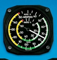 Thermometer im Cockpit-Design