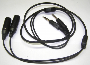ZB.005 Zivil-Standard Headset-Verlängerungskabel PA77S