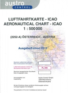 1368-3 ICAO-Karte/Aeronautical Chart Österreich 2025