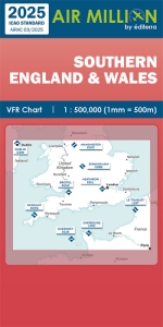 AM.004.1 Air Million Zoom VFR Karte Süd-England & Wales 2025