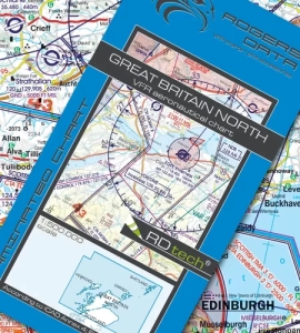 Vorbestellung 1420 Rogers Data VFR Luftfahrtkarte England Nord 2024