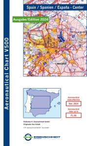 1371-10 V500 Karte Spanien Zentrum 2024