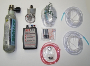 MH.004.2 Elektr.Sauerstoffsystem EDS 02D1-2G inkl.Aithre 47L Flasche