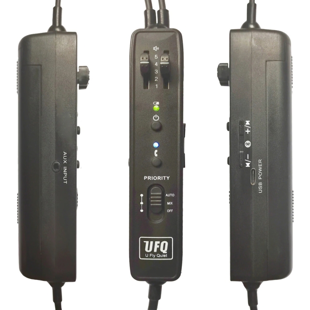 UFQ Aviation Headset Bluetooth Adapter