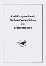 AW.007 Ausbildungsnachweis für Kunstflug mit Segelflugzeugen