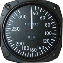 FM.001.1-FM.001.11 Fahrtmesser Falcon Gauge ASI