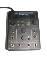 H.110 PILOT PA400 3BL 4-Platz Intercom für General Aviation