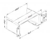 FLA.013.9 Panelhalterung horizontal (PowerFLARM)