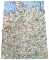 13500 ICAO-Wandkarte Deutschland 2025
