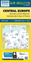 AM.001 Air Million VFR Karte Deutschland (Zentraleuropa) 2024