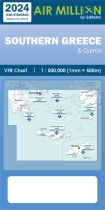 AM.007.1 Air Million VFR Karte Greece & Southern Balkans 2024