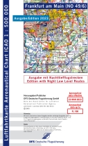 Vorbestellung 1350N 49/6 ICAO-Karte Frankfurt 2023 ohne Folie