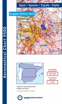 Vorbestellung 1371-10 V500 Karte Spanien Zentrum 2023
