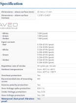 LED.041.3 AVEO Micro Max Anti-Kollisions-LED-Light weiß