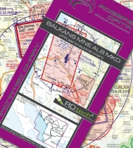 1436 Rogers Data VFR Luftfahrtkarte Balkan 2025