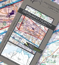 Vorbestellung 1403 Rogers Data VFR Luftfahrtkarte Deutschland Nord 2024