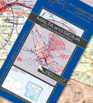 Vorbestellung 1415.1 Rogers Data VFR Luftfahrtkarte Malta & Sizilien 2024