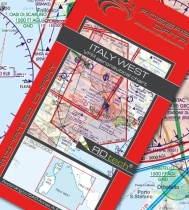 1414 Rogers Data VFR Luftfahrtkarte Italien West 2025