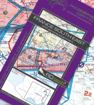 1425 Rogers Data VFR Luftfahrtkarte Frankreich Süd Ost 2025