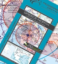 Vorbestellung 1437 Rogers Data VFR Luftfahrtkarte Griechenland Nord 2024