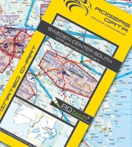 1442 Rogers Data VFR Luftfahrtkarte Schweden Zentrum Süd 2025