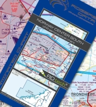 Vorbestellung 1446 Rogers Data VFR Luftfahrtkarte Norwegen Zentrum-Süd 2024