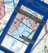 Vorbestellung 1447 Rogers Data VFR Luftfahrtkarte Norwegen Süd 2024