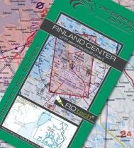 1451 Rogers Data VFR Luftfahrtkarte Finnland Zentrum 2025