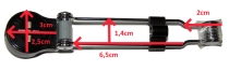 H.106 Mikrofonbügel mit M-101 Mikro 150 Ohm ohne Verstärker