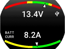 UL.002 Flybox Omnia VOLT-AMP, Voltmeter + Amperemeter, 57mm Einbaumaß