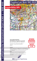 1350 49/6  ICAO-Karte Frankfurt 2025 ohne Folie