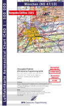 1850 47/10  ICAO-Karte München 2025 mit Folie