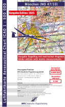 1352 47/10 ICAO-Segelflug-Karte 2025 München o.Folie