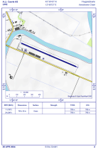 V500-LI Digitalisierte Karte VFR 500 Italien inkl.Anflugkarten für Flight-Planner