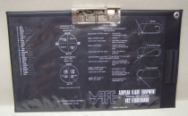 VB2 Flightboard / Kniebrett DIN A4 Airplan Flight Equipment