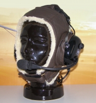 T.042 Headset-Lederhaube Winter